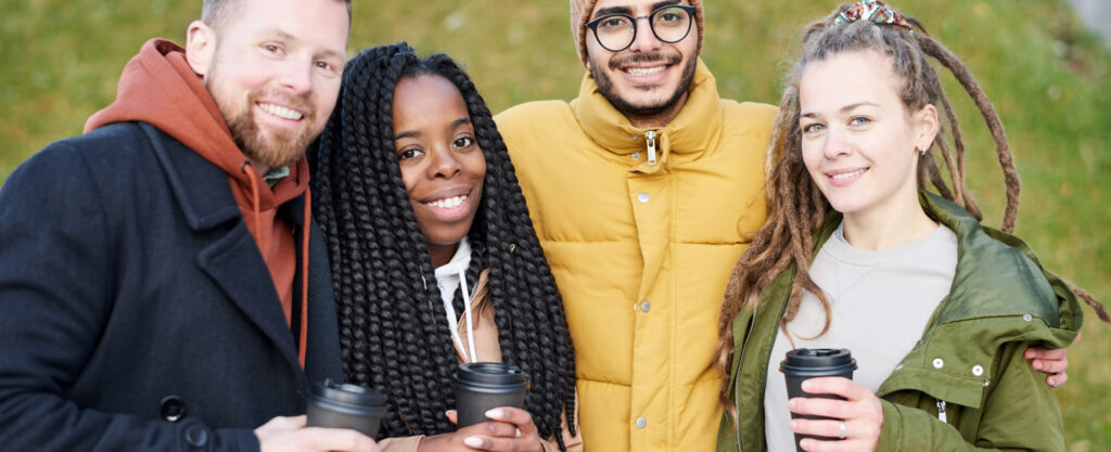group of people posing for a picture