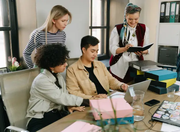 group of people having discussion