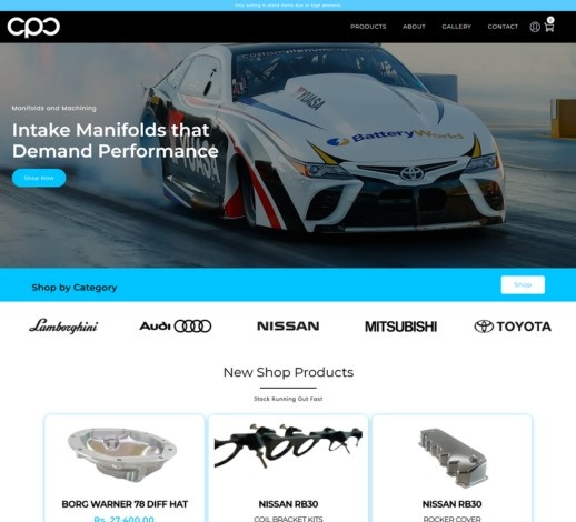 web development for CPCstore